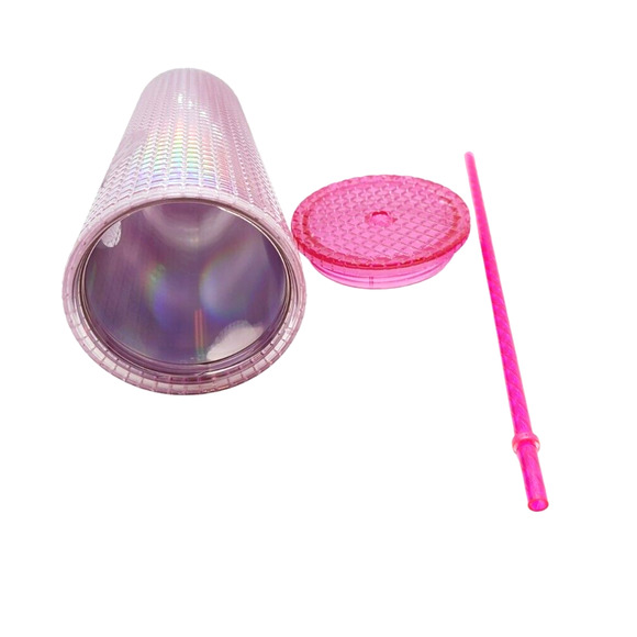 Starbucks Pink Gridded 24oz Tumbler - Picture 4 of 4